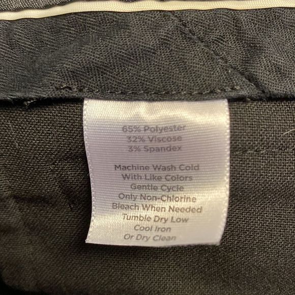 TALBOTS black cropped pants 4 petite - Picture 6 of 6